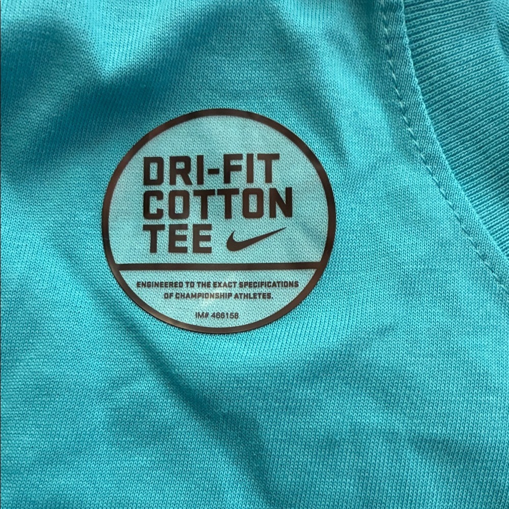 Nike Teal Dri-FIT Tee Basketball size S NWT - Picture 7 of 7